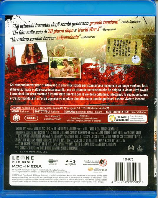 Zeta Virus (Blu-ray) di Christopher Roosevelt - Blu-ray - 2