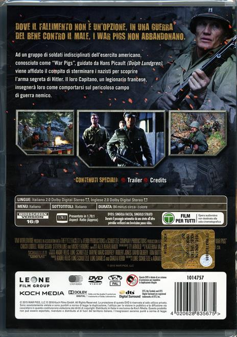 War Pigs di Ryan Little - DVD - 2