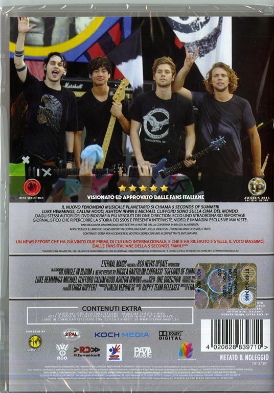 5 Seconds of Summer. So Hot So Sexy (DVD) - DVD di 5 Seconds of Summer - 2