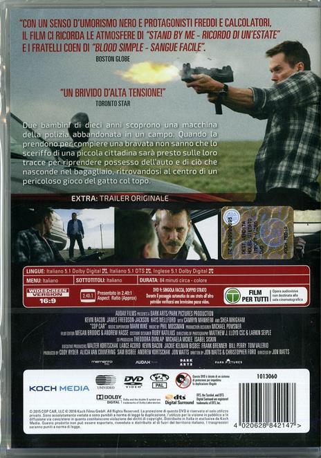 Cop Car di Jon Watts - DVD - 2