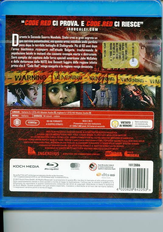 Code Red (Blu-ray) di Valeri Milev - Blu-ray - 2