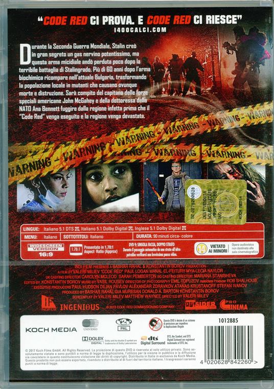 Code Red (DVD) di Valeri Milev - DVD - 2