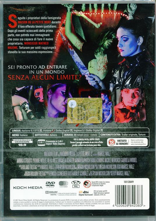 La petite mort. Nasty Tapes (DVD) di Marcel Walz - DVD - 2