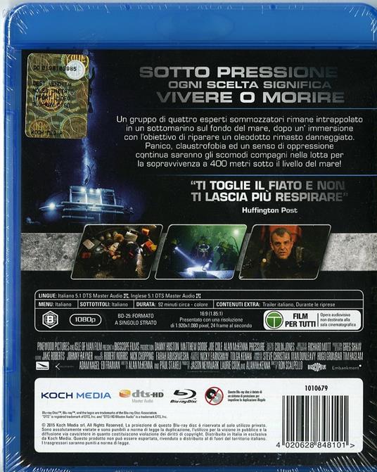 Pressure di Ron Scalpello - Blu-ray - 2