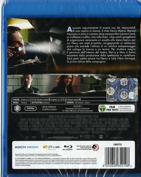 Henry's Crime di Malcolm Venville - Blu-ray - 2