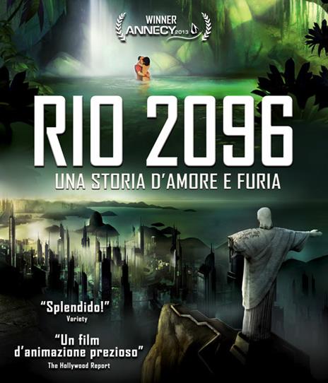 Rio 2096. Una storia d'amore e furia (Blu-ray) di Luiz Bolognesi - Blu-ray