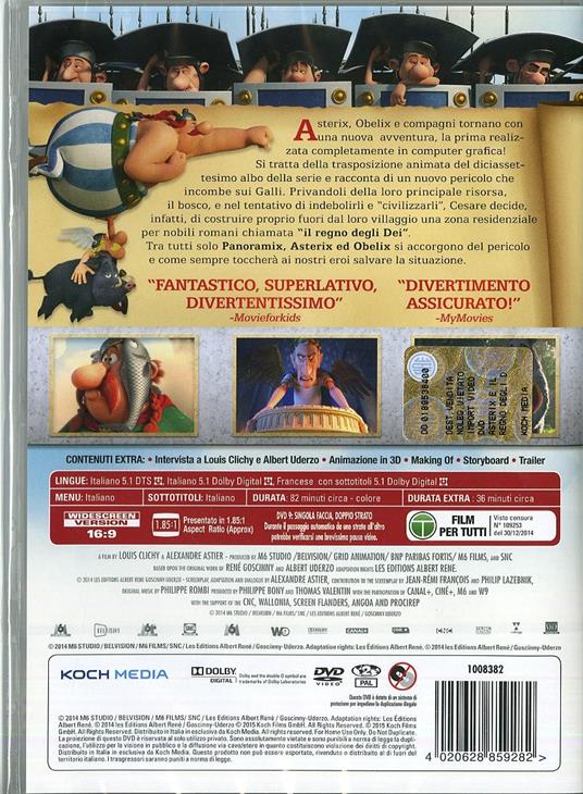 Asterix e il regno degli dei di Louis Clichy,Alexandre Astier - DVD - 2