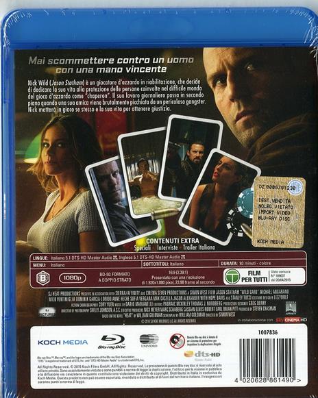 Joker. Wild Card di Simon West - Blu-ray - 2