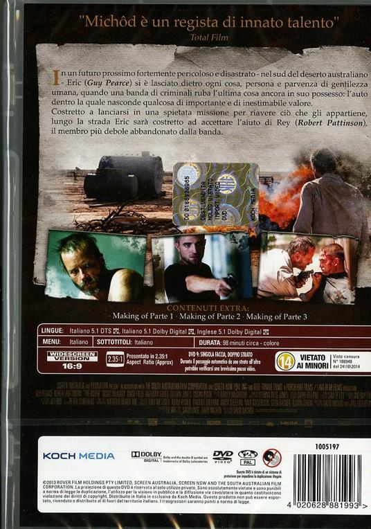 The Rover di David Michôd - DVD - 2