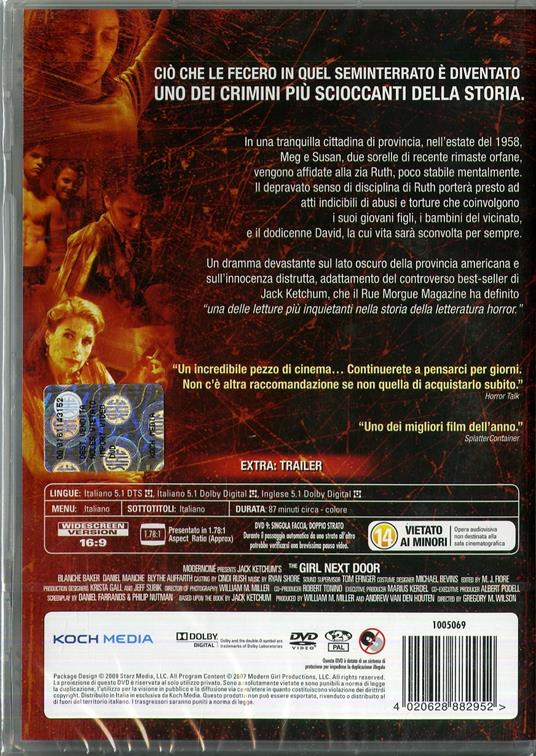 La ragazza della porta accanto di Gregory Wilson - DVD - 2