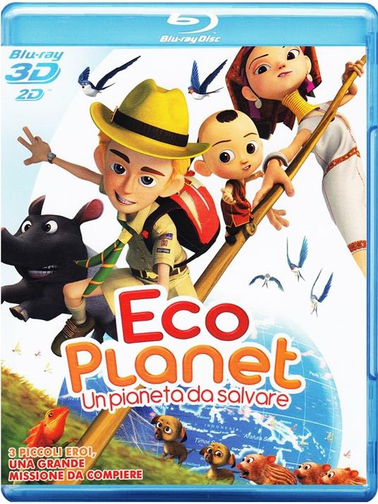 Eco Planet. Un pianeta da salvare 3D di Kompin Kemgumnird - Blu-ray + Blu-ray 3D