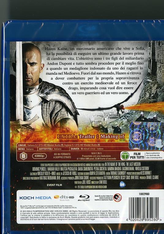 In the Name of the King 3. L'ultima missione di Uwe Boll - Blu-ray - 2