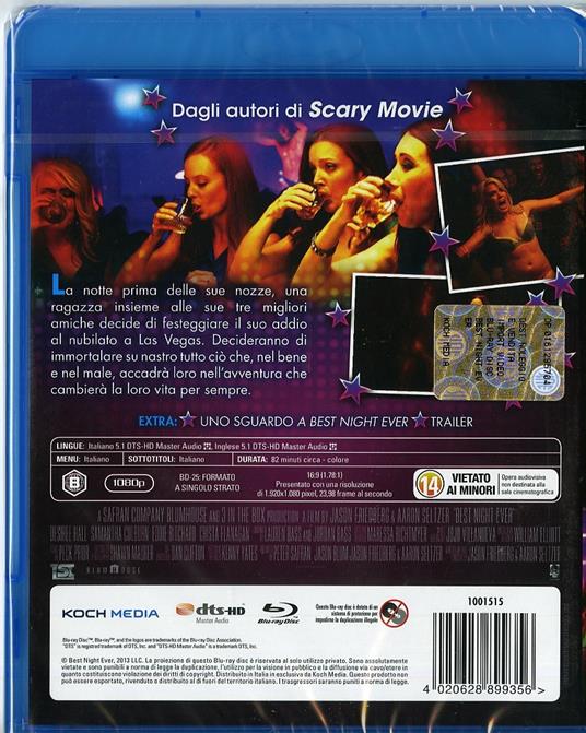 Best Night Ever di Aaron Seltzer,Jason Friedberg - Blu-ray - 2
