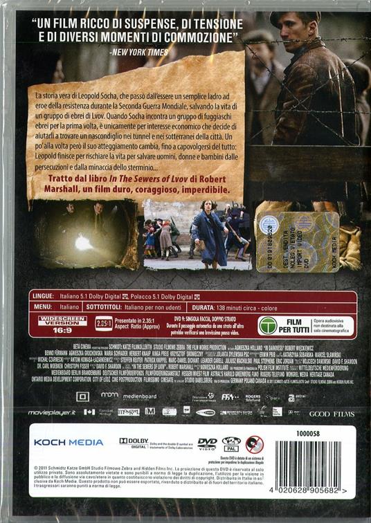 In Darkness di Agnieszka Holland - DVD - 2