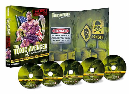 The Toxic Avenger. Il vendicatore tossico. Anniversary Edition (5 DVD) di Michael Herz,Lloyd Kaufman - 2