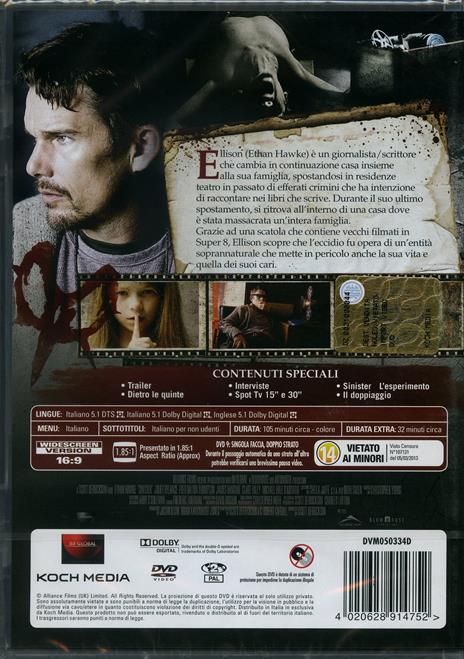 Sinister di Scott Derrickson - DVD - 2