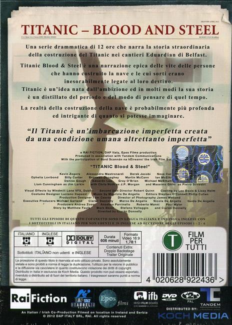 Titanic. Nascita di una leggenda (3 DVD) di Ciaran Donnelly - DVD - 2