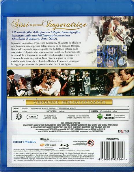 Sissi. La giovane imperatrice di Ernst Marischka - Blu-ray - 2