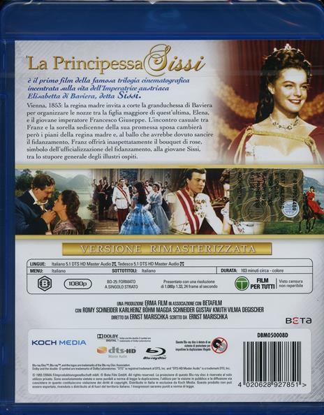 La principessa Sissi di Ernst Marischka - Blu-ray - 2
