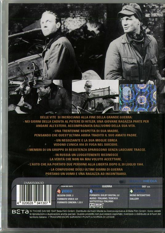 Qui giorni di Helmut Kautner - DVD - 2