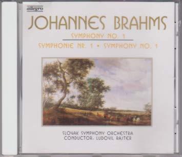 Symphony No. 1 Op. 68 - CD Audio di Johannes Brahms
