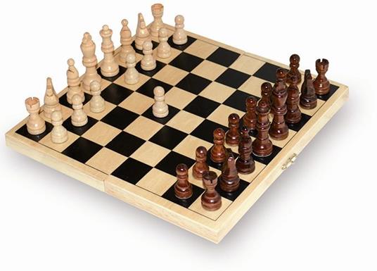 Scacchi in legno gioco/giocattolo di società per tutte le età