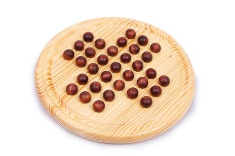 Gioco da tavolo solitario in legno 22x28cm. - 7