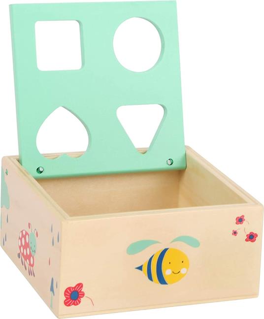 small foot 10944 Cubo plug-in "Move it!" in legno certificato FSC, gioco di forme per promuovere la logica, da 12 mesi. - 2
