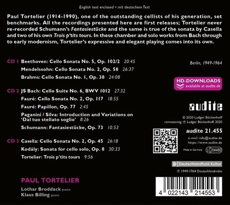 Rias Recordings 1949-1964 - CD Audio di Paul Tortelier - 2