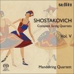 Quartetti per archi completi vol.5 - SuperAudio CD ibrido di Dmitri Shostakovich,Quartetto Mandelring