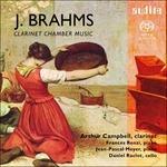 Musica da camera con clarinetto - SuperAudio CD ibrido di Johannes Brahms,Arthur Campbell