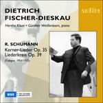 Kerner Lieder op.35 - Liederkreis op.39 - CD Audio di Robert Schumann,Dietrich Fischer-Dieskau