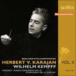 Concerto per pianoforte n.20 - Sinfonia n.41 - CD Audio di Wolfgang Amadeus Mozart,Herbert Von Karajan,Wilhelm Kempff,Berliner Philharmoniker