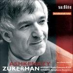 Concerto per violino K219 / Sinfonia domestica - CD Audio di Wolfgang Amadeus Mozart,Richard Strauss,Vladimir Ashkenazy,Pinchas Zukerman
