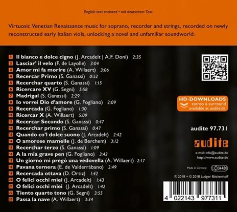 Co'l dolce suono. Musica rinascimentale - CD Audio di Ensemble Arcimboldo,Ulrike Hofbauer - 2