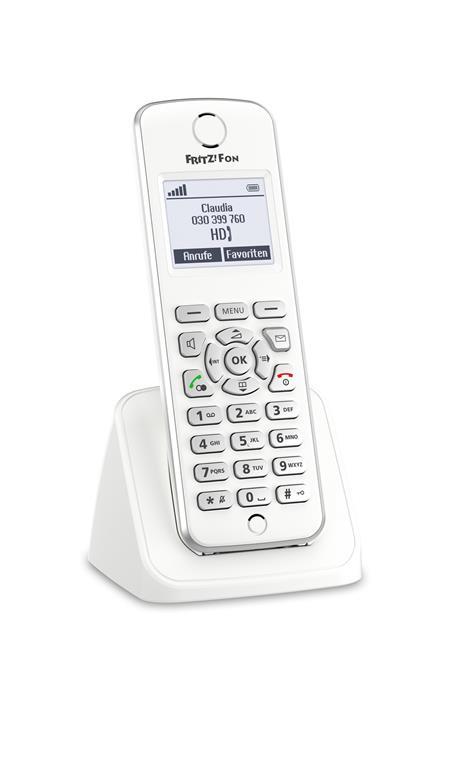 AVM FRITZ!Fon M2, DE Telefono DECT Bianco Identificatore di chiamata - 2