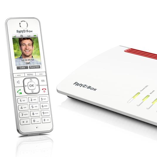 AVM FRITZ!Fon C6 International Telefono DECT Identificatore di chiamata Bianco - 2
