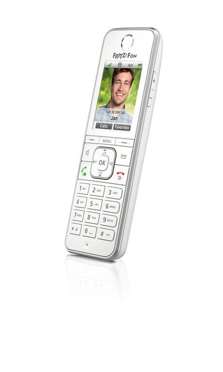 AVM FRITZ!Fon C6 International Telefono DECT Identificatore di chiamata Bianco - 3