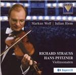 Sonata per violino op.18 / Sonata per violino op.27 - CD Audio di Richard Strauss,Hans Pfitzner