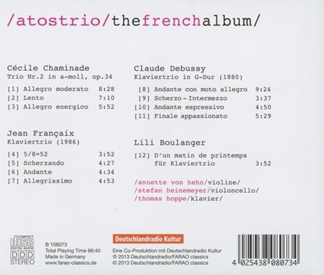 French Album - CD Audio di Atos Trio - 2
