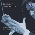 Sinfonie n.4, n.7, n.8 - CD Audio di Anton Bruckner,Kent Nagano