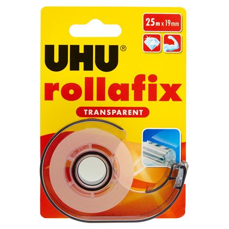 Rollafix nastro adesivo trasparente con dispenser 25mt - 2
