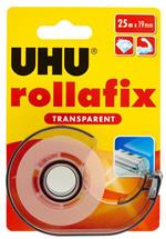 Rollafix nastro adesivo trasparente con dispenser 25mt