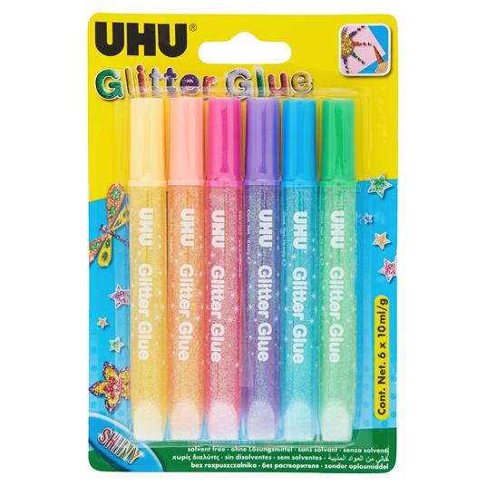 Colla Glitter in penna Shiny Colours blister 6x10ml - 2