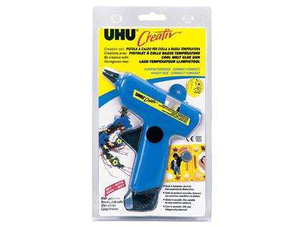 UHU D1521 pistola a colla Nero, Blu