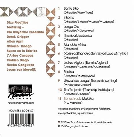 Ubuntu - Common String - CD Audio di Dizu Plaatjies - 2