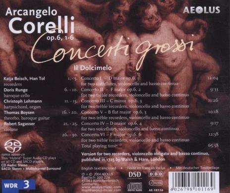 Concerti grossi op.6 - CD Audio di Arcangelo Corelli - 2