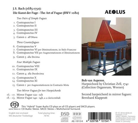 L'arte della fuga - CD Audio di Johann Sebastian Bach - 2