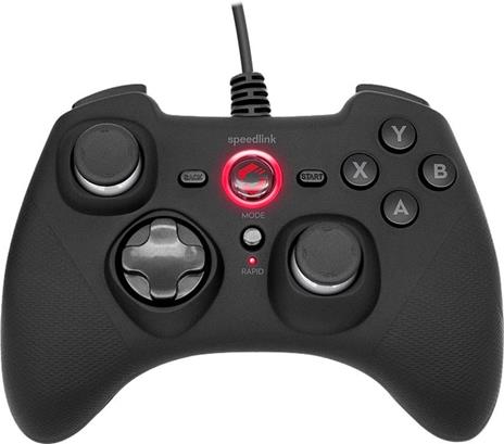 SPEEDLINK RAIT Nero USB Gamepad Nintendo Switch, PC, Playstation 3