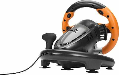 SPEEDLINK DRIFT O.Z. Sterzo + Pedali PC Nero, Grigio, Arancione - 6